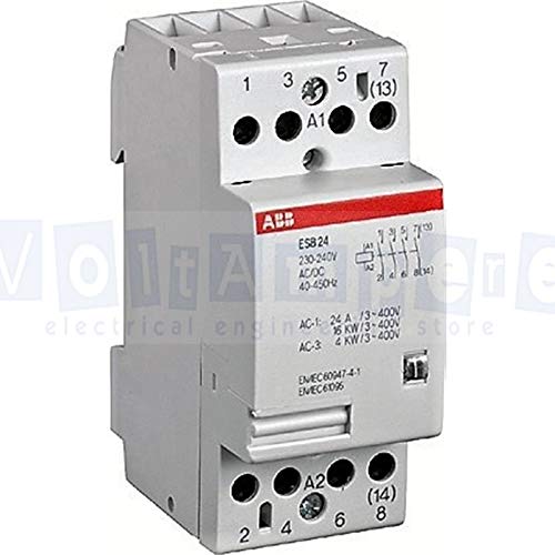 Abb EL 885 0 Modular Contactor 2 Modules Series ESB 24-40/24 24A 24Va.c./c.c. 4NA for modular frames