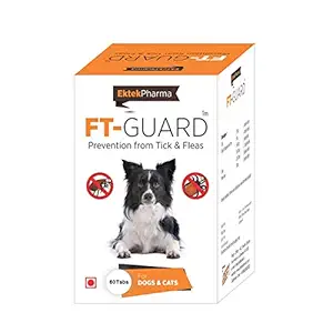 all4pets ft-Guard Tablets Natural Protection From Fleas and Ticks (for Dogs and Cats)