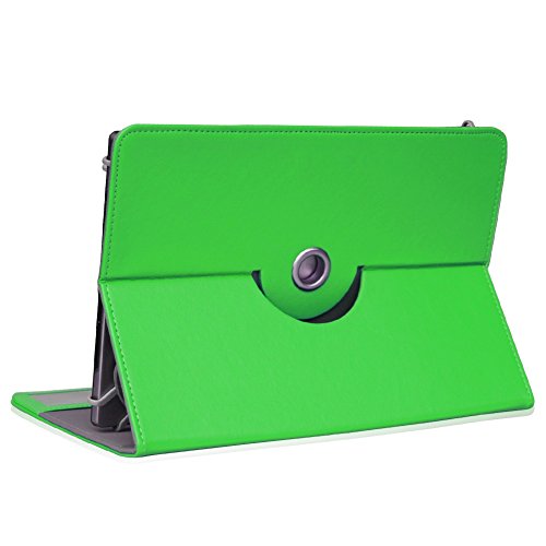 Hülle Medion Lifetab P9702 X10302 P10400 P10506 P10505 S10366 S10352 Tablet Tasche Schutztasche mit Ständerfunktion in Grün Schutzhülle Stand Tasche Etui Cover Case hochwertige Verarbeitung von UC-Express - 4