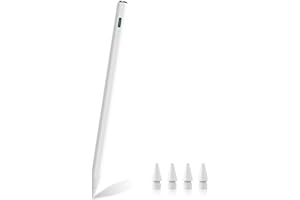 DayBix Stylus Pen for iPad 2018-2025, 2X Faster Charge, Palm Rejection, Tilt Sensitivity Pencil Compatible Apple iPad 11 A16/10/9/8/7/6th Gen, Pro 12.9/11/13 Inch M4, Air 3/4/5/M2/M3, Mini 5/6