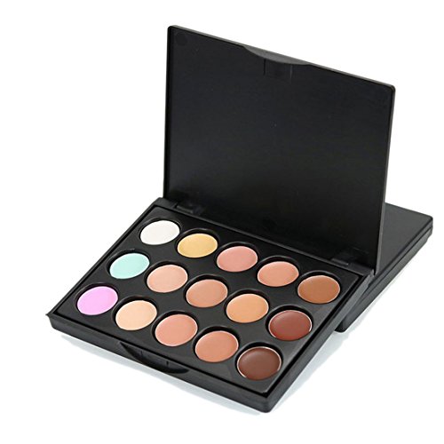 VWH Concealer Abdeckcreme Camouflage Palette Cover Abdeck Makeup mit 15 Farben Mode