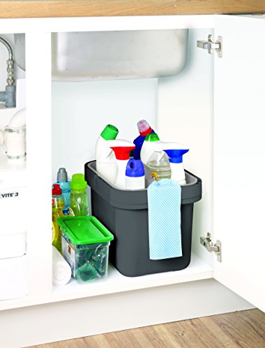 Joseph Joseph – Eimer mit Lagerplatz – 12L – Grau - 4