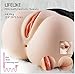 Produktbild MASX Realistische Muschi Liebespuppe Masturbators 3D Silikon Vagina und Arsch Masturbator Sex Toys für Männer Masturbation mit extra Enger Vagina und Anal