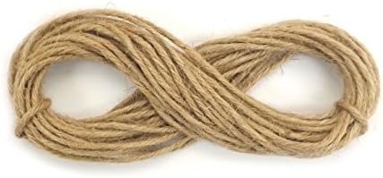 Nutscene Jute Twine / String - 3 ply -10m Cut length - Assorted colours, Colour: Natural