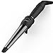 xtava It Curl Wand - Professional Clipless Curling Tong with ¾ to 1¼ Inch Ceramic Tourmaline Barrel - Create Salon Grade Wavy Hair with Cool Tip LCD Display Auto Shut Off Storage Pouch Heat Glove