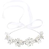 Geeignet für Blumenmädchen mit einem schlichten Kleid und Frisur, wird ein Gefühl der Fee Stil zeigen, auf Hochzeiten