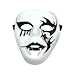 Produktbild FBGood Halloween LED Beleuchten Maske, Horror Vollkopfmasken Erwachsene Maskerade Masken Latex Kostüm Zubehör Party Requisiten Spielzeug Perfekt für Fasching, Karneval