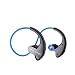 Produktbild Bluetooth Kopfhörer Sport, Bluetooth 4.2 Wireless Sport Headset kabellos bequem verstellbar Ohrbügel Ohrhalt mit IPX5 Wasserdicht, Mikrofon, CVC6.0 Noise Cancelling HiFi Stereo (Blau)