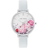 Julie Julsen Damen Analog Quarz Uhr mit Leder Armband JJW11SL-4