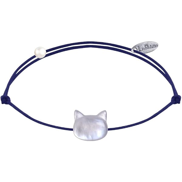 Bracciale Filo Nero 3 Anelli Di Larimar E Due Perle Argento 925