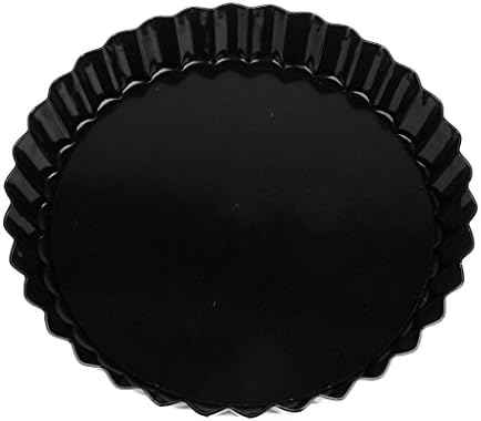 Yeah67886 Aluminum Alloy Flower Shape Non Stick Loose Pie Tart Quiche Tin Baking Pan Mold (6 Inch)