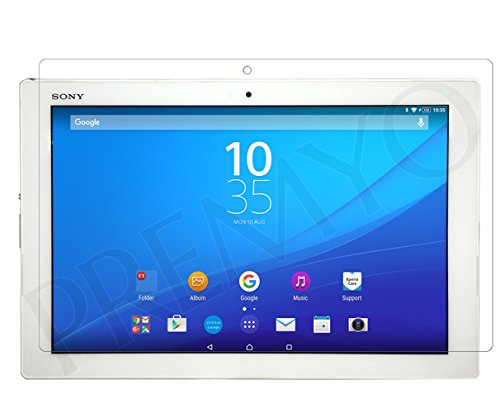 PREMYO Sony Xperia Z4 Tablet Panzerglas. Xperia Z4 Tablet Displayschutzfolie mit Härtegrad 9H und abgerundeten Ecken 2,5D. Z4 Tablet Schutzglas - 2