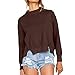 Produktbild Sannysis Hoodie Damen Bauchfrei Langarm Lose Bluse Hemd Shirt Oversize Sweatshirt Oberteil Tops
