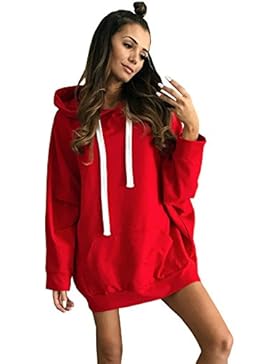 Internet Damen Long Sleeve Hoodie Sweatshirt Lässige Abend Party Minikleid