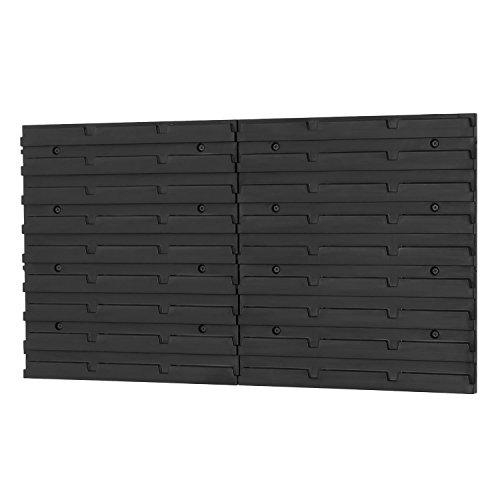 20 tlgs. Wandregal Lagerregal Regal inkl. Stapelboxen Ergobox m. Deckel 3-fabig - 4