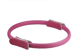 MAGIC SELECT Aro de Pilates para Entrenamiento - Anillo de Yoga con Doble Asa – Círculo Pilates Fitness de Resistencia y Flexibilidad - Aro mágico para piernas y Brazos.