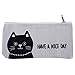 Produktbild DAILYG Cartoon Bleistift Box Kaninchen Katze Bär Löwe Muster für Schule Bürobedarf Lagerung, Khaki Katze, L * W 19,2 * 9,7 cm