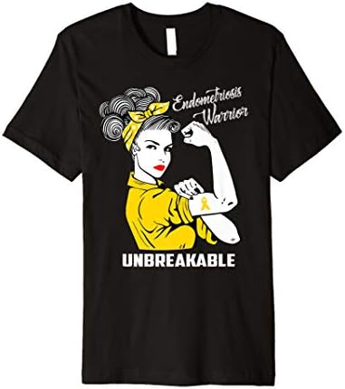 Endometriosis Awareness T-ShirtEndometriosis Warrior Unbreakable - Awareness Shirt T-Shirt