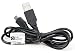 Produktbild Schwarzes Mikro USB Sync- Ladekabel für ELE CAM Explorer WiFi Sport Outdoor-Action Video Kamera | ELE CAM 360 Grad Panorama Kamera VR-Vollsphärenkamera 220° Fisheye | ELE 4K Action Kamera WiFi