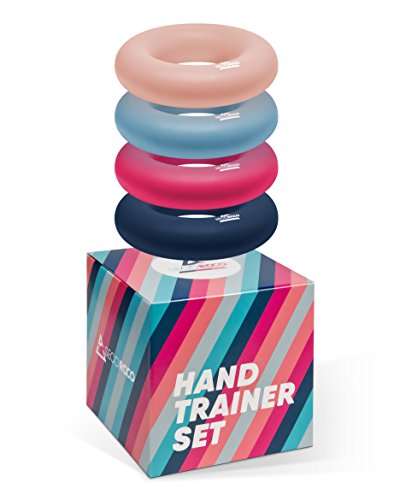 Handtrainer/ Unterarmtrainer Set. „Light“ 15KG, „Medium“ 20KG, „Heavy“ 25KG & „Extreme“ 30KG. Aus 100% lebensmittelechtem Silikon. Zum Training Deiner Kraft und Ausdauer - 6