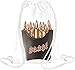 Produktbild Fries box with golden bullets Drawstring bag