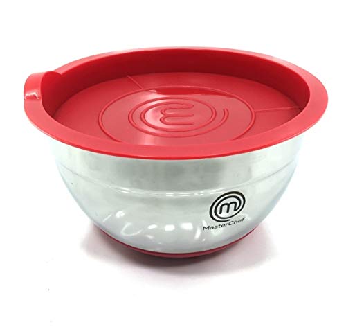 Cuencos Acero Inoxidable (16 cm, con Tapa Master Chef