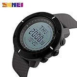 Easy Go Shopping Herren Sport Elektronische Uhr Student Outdoor Sports Kompass Uhr Mode Herrenuhr (Color : 5)