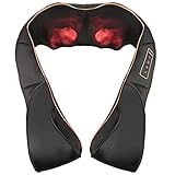 Shiatsu Neck and Shoulder Massager with Heat - Electric Back Massage Pillow with 3D Deep Tissue Kneading for Neck, Shoulder, Back, Legs, Foot Muscle Pain Relief - Relaxation at Home, Office, and Car
