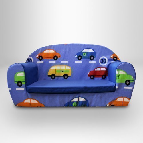 Ready Steady Bed Childrens Foam Sofa, Traffic Express
