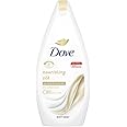 Dove Bagnoschiuma nutriente in seta, delicato con microbiome, per una pelle più morbida e liscia dopo una doccia, 450 ml