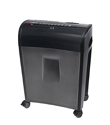 Monolith 1900 mopb14 Destructeur de documents PBS 14 avec bac de récupération 14 L, 4 roulettes, Coupe En particules 5 x 16 mm