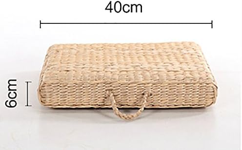 LHby Japanese style straw futon Tea ceremony meditation cushion Yoga meditation futon Stools (Color : C)