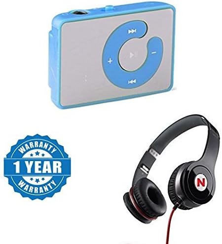 Captcha Mini Mp3 Player C-Design Button With TF Card Support With Mega Bass Sound Headphone (One Year Warranty)