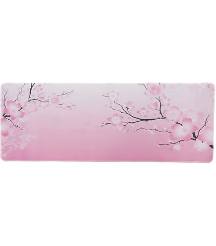 Tapis De Souris De Jeu Imprimé Léopard Rose Or Rose 90 X 40 Cm Avec Bords Cousus, Imperméable Et Base En Caoutchouc Antidérapant, Grand Tapis De
