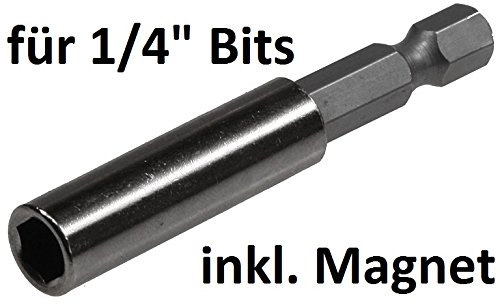 Magnet-Bithalter „Easy 60″ für 1/4“ Bits 60mm lang - 2