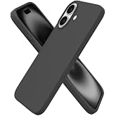 [SİYAH LANSMAN] For iPhone 17 modeli ile uyumlu İ&ccedil;i Kadife Y&uuml;zey Matte Esnek Silikon Kayma Yapmaz Darbe Emici Telefon Kılıfı 