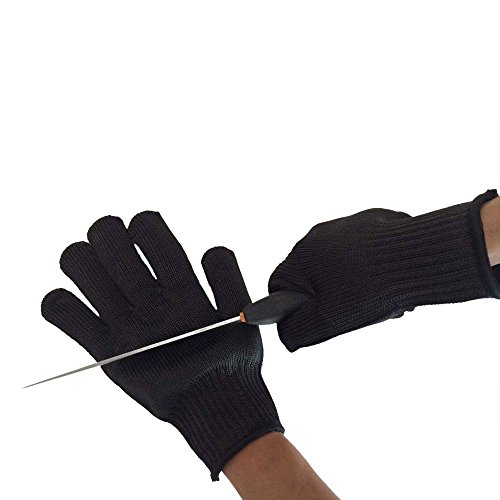 Anself Schnittschutzhandschuhe aus Edelstahldraht und hochfestem Polyester 3 Handschutz Ebene - 3