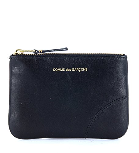 Preisvergleich Produktbild Comme des Garçons Wallet Täschchen aus Kalbsleder Schwarz