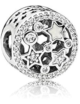 PANDORA -Glanzvolle Sterne Charm 796373CZ, Silber (Weiß)