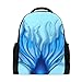 Produktbild Schulrucksack Bookbag Daypack Art Mysterious Legend Fischschwanz wasserdicht für Mittelschulreisen Mädchen Jungen
