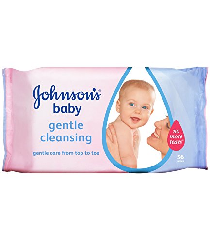 3 x Johnsons Baby Gentle Cleansing Original 56 Wipes