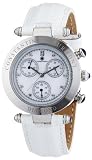 Constantin Durmont Damen-Armbanduhr XS Visage Chronograph Quarz Leder CD-VISL-QZ-LT-STST-WHD