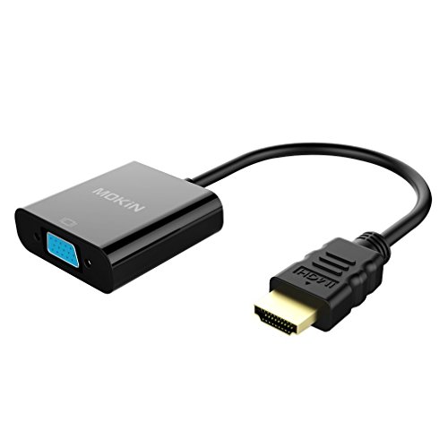 HDMI zu VGA, Mokin 1080P Active HDTV HDMI zu VGA männlich zu weiblich Adapter Konverter Kabel für HDMI PC/Laptop - 2