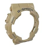 Casio G-Shock Lünette Bezel beige mit schwarzer Schrift für GA-100