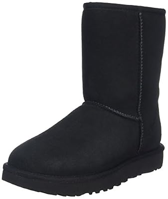 Ugg Classic Short II, Bottes de Neige Femme, Noir (Black), 38 EU