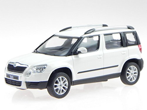 Preisvergleich Produktbild Skoda Yeti candy white Modellauto 143AB-014E Abrex 1:43
