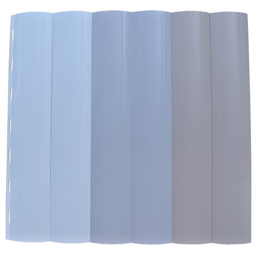 5 x 2 Meter PVC Rollladenlamelle Profil Rolladenlamelle Maxi 52mm Farbe: Beige - 2