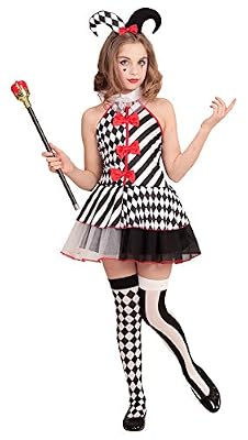 Widmann - Déguisement Black girl arlequin - 8/10 ans