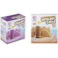RATNA'S Wonder Sand with Tray for Play - Smooth Sand for Kids (Purple & Brown 500 Grams)