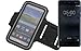Produktbild Neopren Jogging Armband Sportarmband Oberarmband für Nokia 5 Single-SIM, schwarz mit Reflektor Streifen. Fitness Lauf Armband